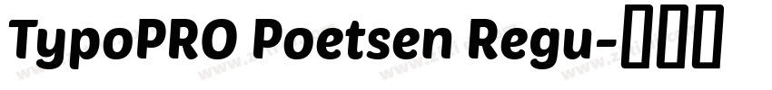 TypoPRO Poetsen Regu字体转换
